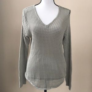 Jeanne Pierre Long Sleeve V-neck Sweater